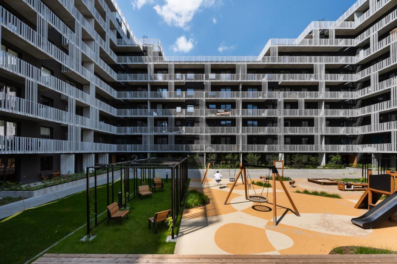 Wola Cosy White Apartment Varşovia Exterior foto